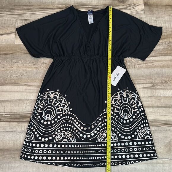 NWT Swimsuits for All KATE V-NECK COVER UP DRESS size 10/12 - Picture 12 of 13